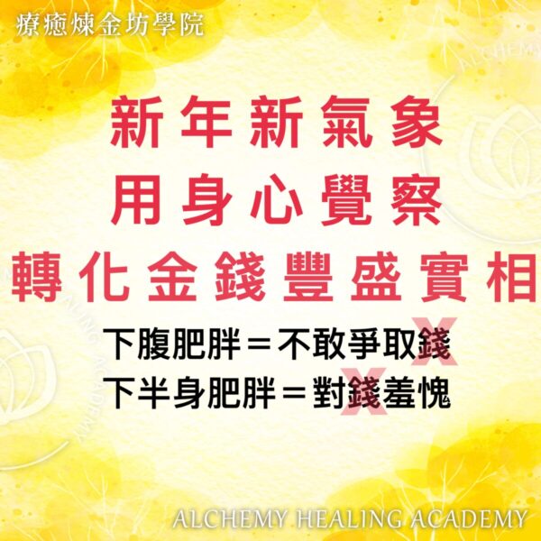 用身心覺察轉化金錢豐盛實相