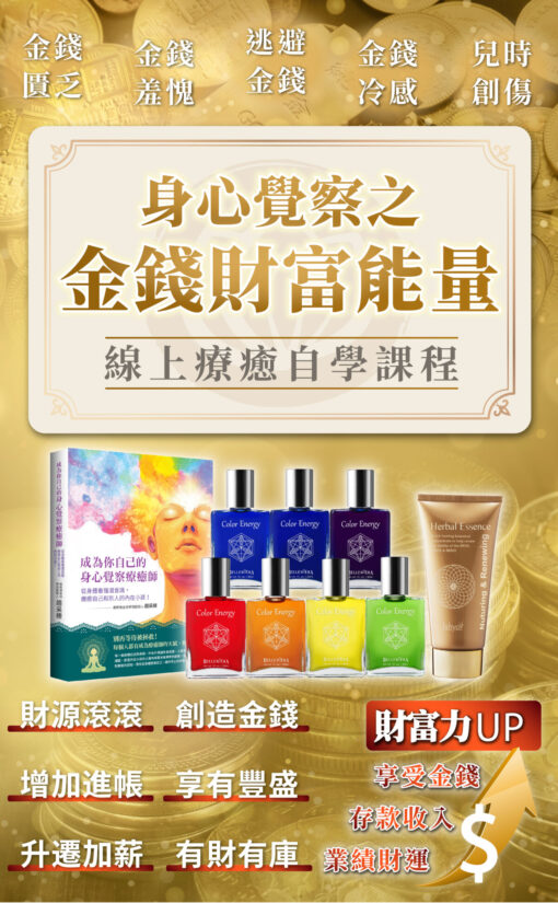 身心覺察之【金錢財富能量】線上療癒自學課程：圖片 2
